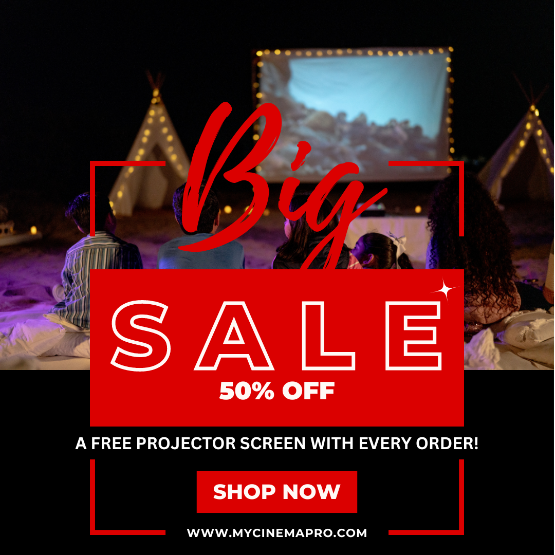 MyCinemaPro HD Projector + FREE Projector Screen